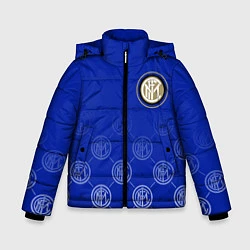 Куртка зимняя для мальчика ИНТЕР МИЛАН INTER MILAN, цвет: 3D-светло-серый