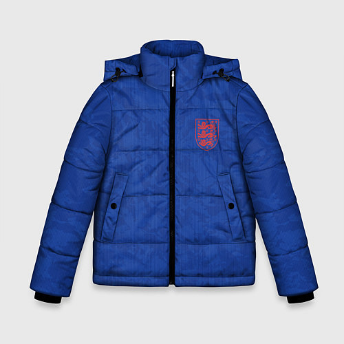 Зимняя куртка для мальчика Выездная форма Сборной Англии / 3D-Черный – фото 1