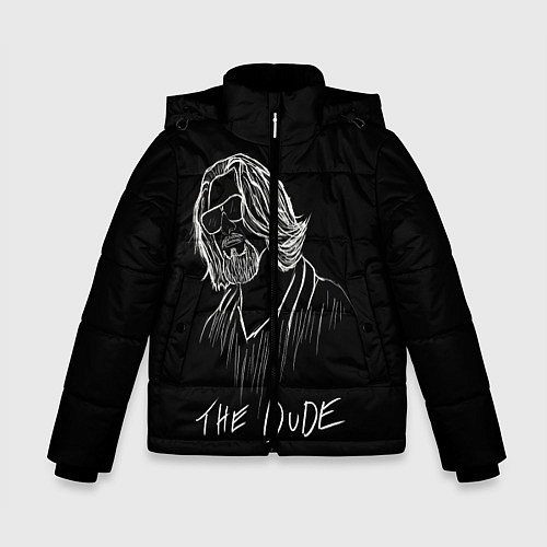 Зимняя куртка для мальчика THE DUDE Большой Лебовски / 3D-Черный – фото 1