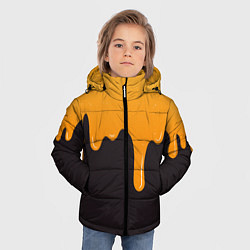 Куртка зимняя для мальчика Капающий мёд Dripping Honey, цвет: 3D-светло-серый — фото 2