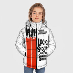Куртка зимняя для мальчика Карты, деньги, два ствола, цвет: 3D-черный — фото 2