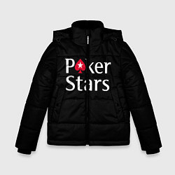 Куртка зимняя для мальчика Poker Stars, цвет: 3D-светло-серый