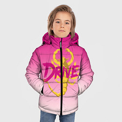 Куртка зимняя для мальчика Драйв, цвет: 3D-черный — фото 2