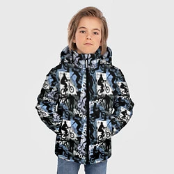 Куртка зимняя для мальчика SPORT, цвет: 3D-черный — фото 2