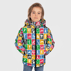 Куртка зимняя для мальчика СПОРТ, цвет: 3D-красный — фото 2