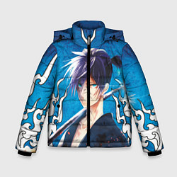 Куртка зимняя для мальчика Бездомый Бог Ятогами, цвет: 3D-черный