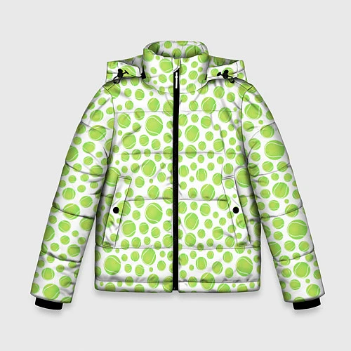 Зимняя куртка для мальчика Теннис / 3D-Черный – фото 1