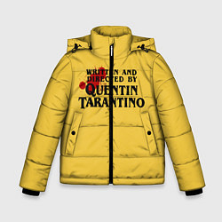 Куртка зимняя для мальчика Quentin Tarantino, цвет: 3D-красный