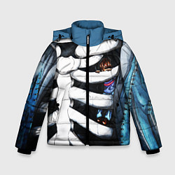 Куртка зимняя для мальчика SANS AND FRISK, цвет: 3D-черный