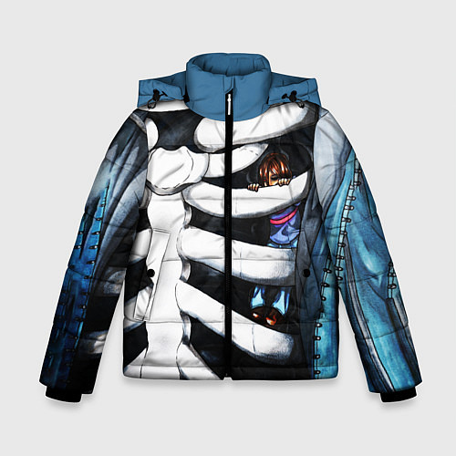 Зимняя куртка для мальчика SANS AND FRISK / 3D-Черный – фото 1