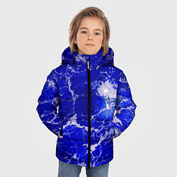 Куртка зимняя для мальчика Морские волны!, цвет: 3D-черный — фото 2