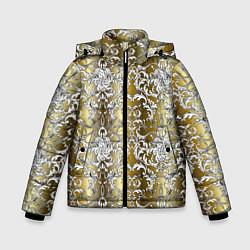 Зимняя куртка для мальчика Versace gold & white