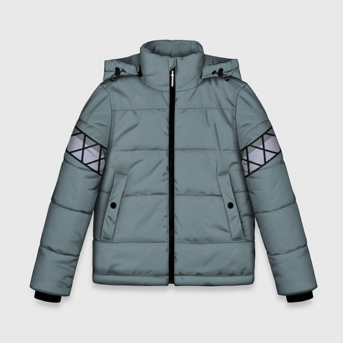 Зимняя куртка для мальчика КИМОНО МАЙКИ МАНДЗИРО / 3D-Черный – фото 1