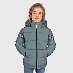 Куртка зимняя для мальчика КИМОНО МАЙКИ МАНДЗИРО, цвет: 3D-черный — фото 2