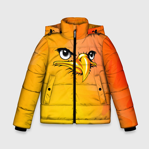 Зимняя куртка для мальчика Орёл 3d / 3D-Черный – фото 1