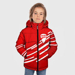Куртка зимняя для мальчика DUCATI ДУКАТИ, цвет: 3D-черный — фото 2