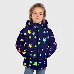 Куртка зимняя для мальчика Звезды, цвет: 3D-красный — фото 2
