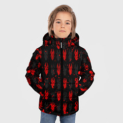 Куртка зимняя для мальчика DEAD SPACE МЁРТВЫЙ КОСМОС, цвет: 3D-красный — фото 2
