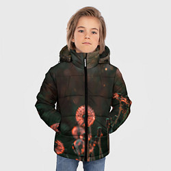 Куртка зимняя для мальчика Одуванчик, цвет: 3D-светло-серый — фото 2