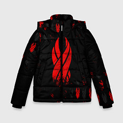 Куртка зимняя для мальчика DEAD SPACE ОБЕЛИСК, цвет: 3D-черный