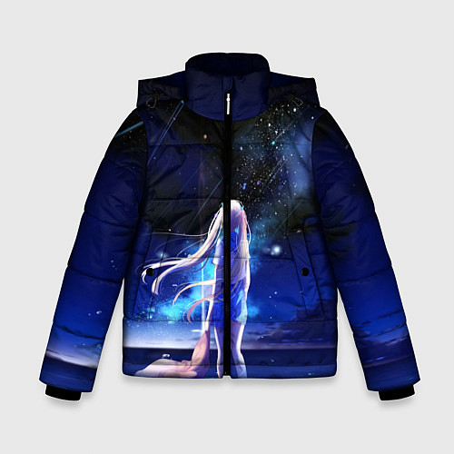 Зимняя куртка для мальчика Animegirl Night Sea / 3D-Черный – фото 1