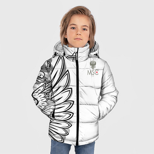 Зимняя куртка для мальчика Russia MSKSide 3D Logo New 202223 / 3D-Красный – фото 3