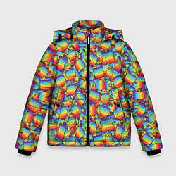 Куртка зимняя для мальчика POP IT МИКС ПОП ИТ, цвет: 3D-черный