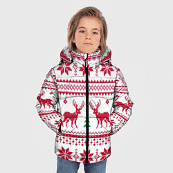 Куртка зимняя для мальчика Зимняя ночь, цвет: 3D-светло-серый — фото 2