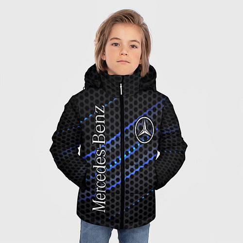 Зимняя куртка для мальчика MERCEDES LOGO NEON / 3D-Красный – фото 3