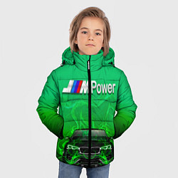 Куртка зимняя для мальчика BMW GREEN STYLE цвета 3D-черный — фото 2