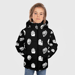 Куртка зимняя для мальчика Trollolo, цвет: 3D-черный — фото 2