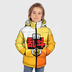 Куртка зимняя для мальчика БРАВЛ СТАРС КИТАЙСКИЕ Иероглифы - BRAWL STARS, цвет: 3D-черный — фото 2