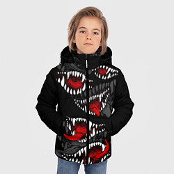 Куртка зимняя для мальчика Атака вампиров, цвет: 3D-черный — фото 2