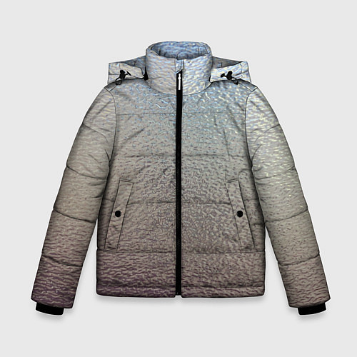 Зимняя куртка для мальчика Металликскин / 3D-Черный – фото 1