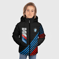 Куртка зимняя для мальчика BMW STRIPE, цвет: 3D-светло-серый — фото 2