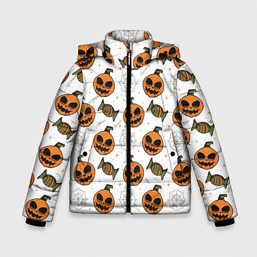 Зимняя куртка для мальчика Patern Halloween 26 / 3D-Красный – фото 1