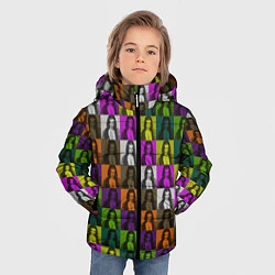 Куртка зимняя для мальчика Damiano David Colors, цвет: 3D-красный — фото 2