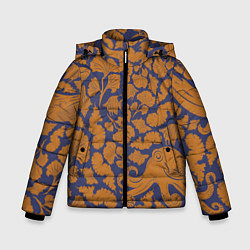 Зимняя куртка для мальчика Морская гуашь