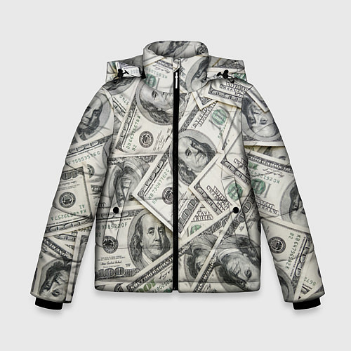 Зимняя куртка для мальчика Dollars money / 3D-Черный – фото 1