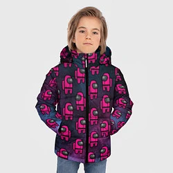 Куртка зимняя для мальчика ЭТО ЧТО ИГРА? ИГРА В КАЛЬМАРА, цвет: 3D-черный — фото 2