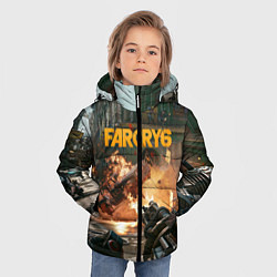 Куртка зимняя для мальчика Far Cry 6 gameplay art, цвет: 3D-черный — фото 2