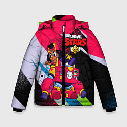 Куртка зимняя для мальчика Мастер Meg BrawlStars, цвет: 3D-черный