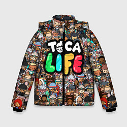 Куртка зимняя для мальчика Toca Life, цвет: 3D-черный