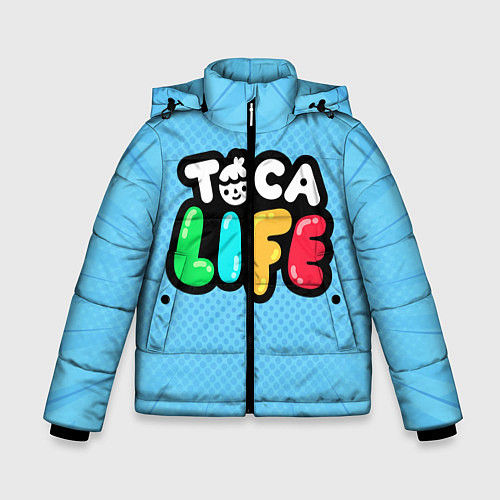 Зимняя куртка для мальчика Toca Life: Logo / 3D-Черный – фото 1