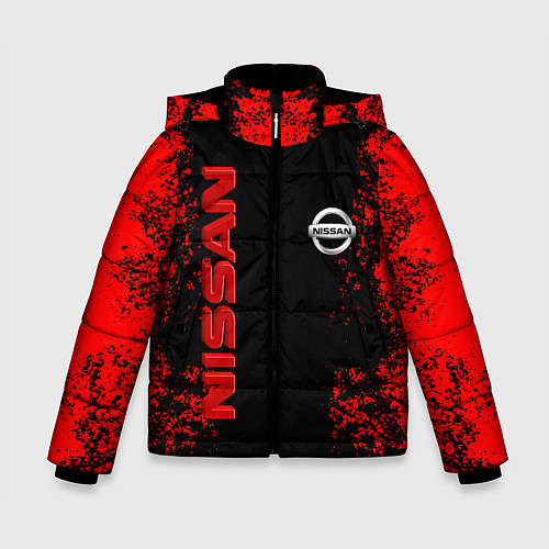 Зимняя куртка для мальчика NISSAN RED / 3D-Черный – фото 1