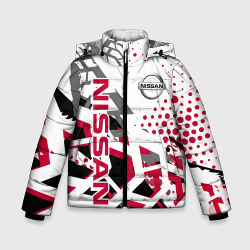 Зимняя куртка для мальчика Nissan Ниссан / 3D-Черный – фото 1