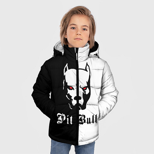 Зимняя куртка для мальчика Pit Bull боец / 3D-Светло-серый – фото 3