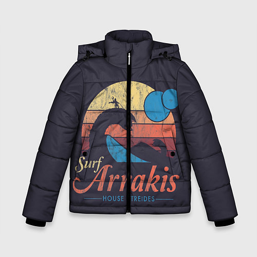 Зимняя куртка для мальчика Дюна Арракис / 3D-Черный – фото 1