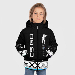 Куртка зимняя для мальчика Поток информации СS:GO, цвет: 3D-черный — фото 2