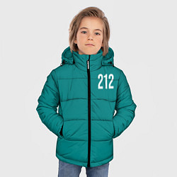 Куртка зимняя для мальчика Игра в кальмара: Хан Ми Нё 212, цвет: 3D-черный — фото 2